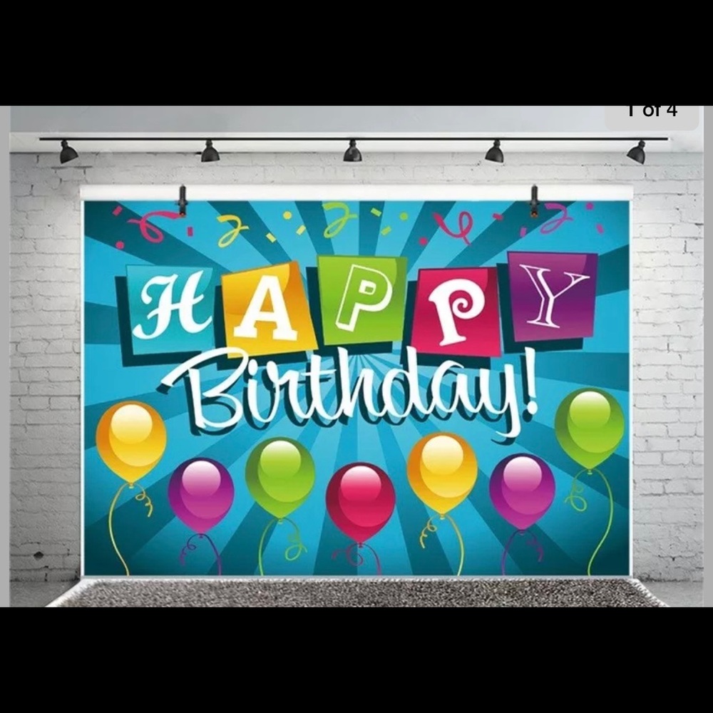 Happy Birthday Backdrop!
